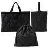 VITAFELICE Women's 3-Piece KindergartenSchool Entrance Set (sib-80023z) (Black)