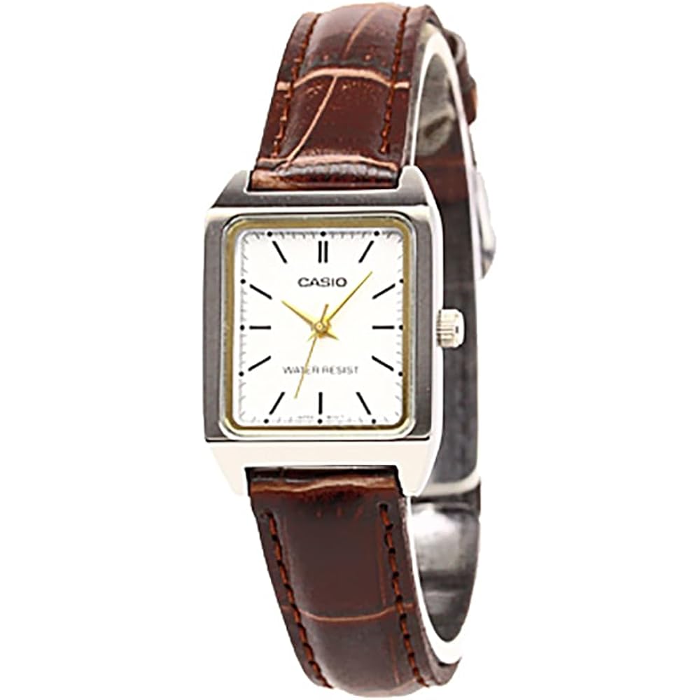 CASIO Casio STANDARD Cheap Casio Watch Watch Women s Simple Square Business Casual Leather Leathe...