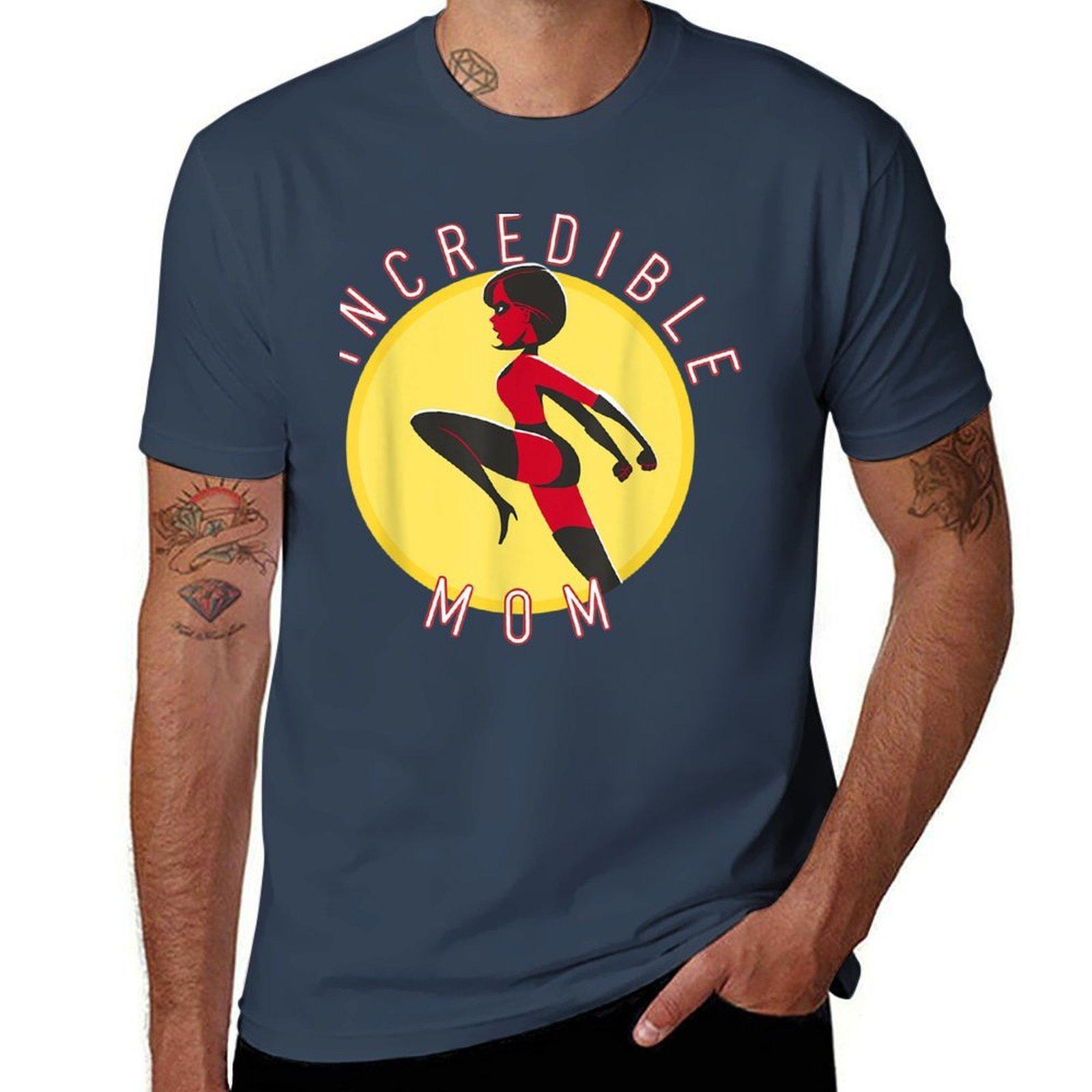 Incredibles 2 Incredible Mom TShirt Holiday Casual Short Sleeve Top S