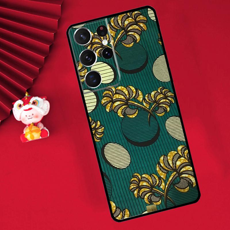 African Wax Print Design Case For Samsung Galaxy S25 S26 Ultra S22 S23 S24 Ultra S20 S21 Plus S10 S25 FE Cover Funda
