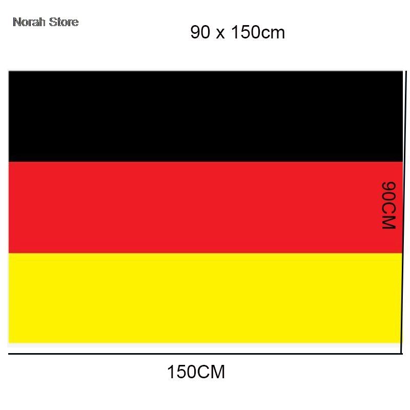 

Outdoor Football banners German Flag High Quality No Flagpole Indoor Home decoration polyester 90 x 150cm