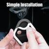 4pcs Black Silicone Car Door Lock Buckle Protective Cover Shock Pad For Mercedes Benz AMG W205 W211 W176 AMG GT W222 W212