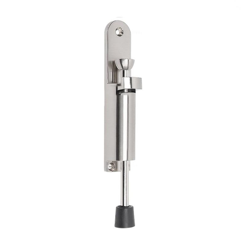 

Flexible Angle Adjustment Foot Pedal Door Stop Stabilizers Stainless Steel Construction for Families Child & Pet Safety L серебряный