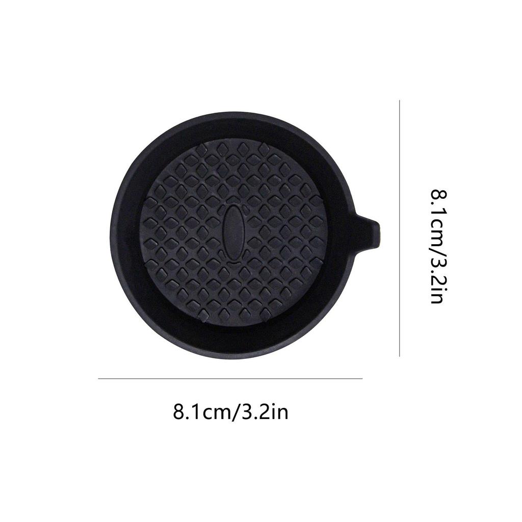 Cup Holder Coaster for Car, Cup Coaster for Car - Waterproof Silicone Mat Non-Slip