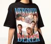 Maglietta Meredith & Derek - T-shirt Grey's Anatomy, Maglietta Dr Grey, Derek Shepherd