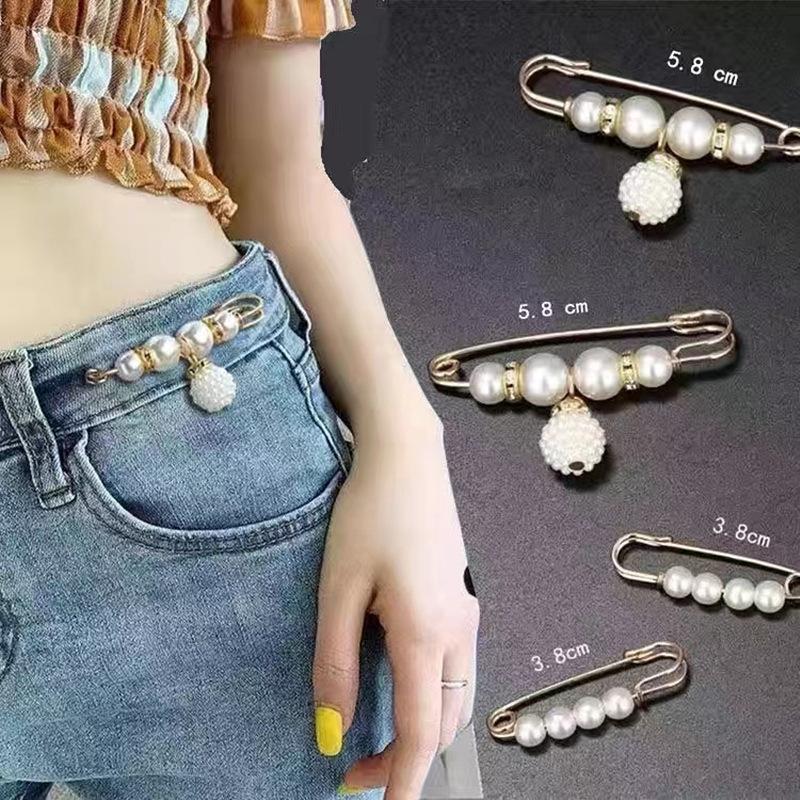 Adjustable Waistband Pins Set for Fixing Clothe and Skirts Preventing Slipping and Sagging for Clothing Decoration and Accessory