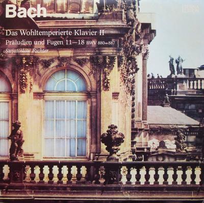 LP Record JOHANN SEBASTIAN BACH  SVIATOSLAV   Das Wohltemperierte Klavier Il.  P 826792 Melodia Eterna 1975 German Dem Classical Used