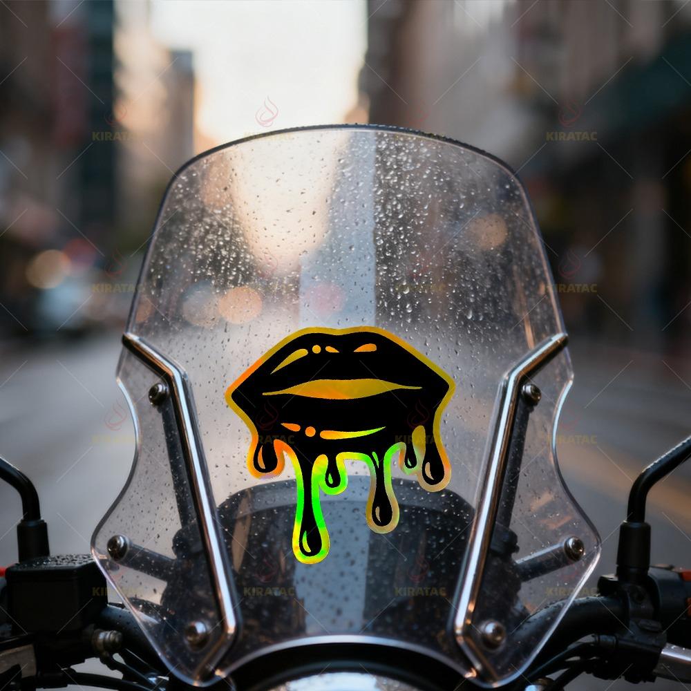 1PC Lips Multiple Colors Motocycle Stickers Waterproof for Helmet Fuel Tank Fairing Car Window Scooter Universal Vinyl Decals