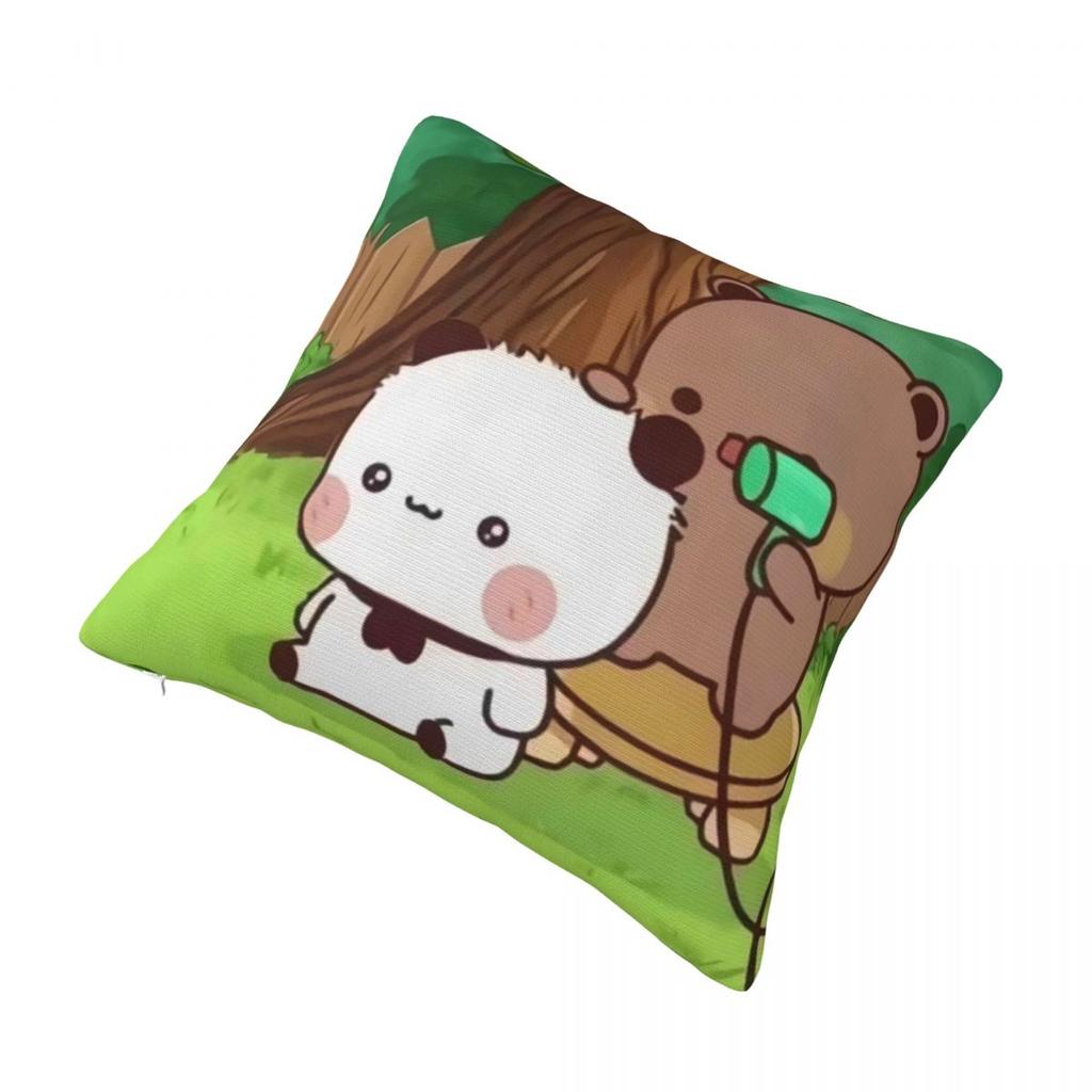 Bubu & Dudu Pillow Case Morden Pillow Cover Square Custom DIY Cushion Cover Pillowcases For Office Car Home Decorative