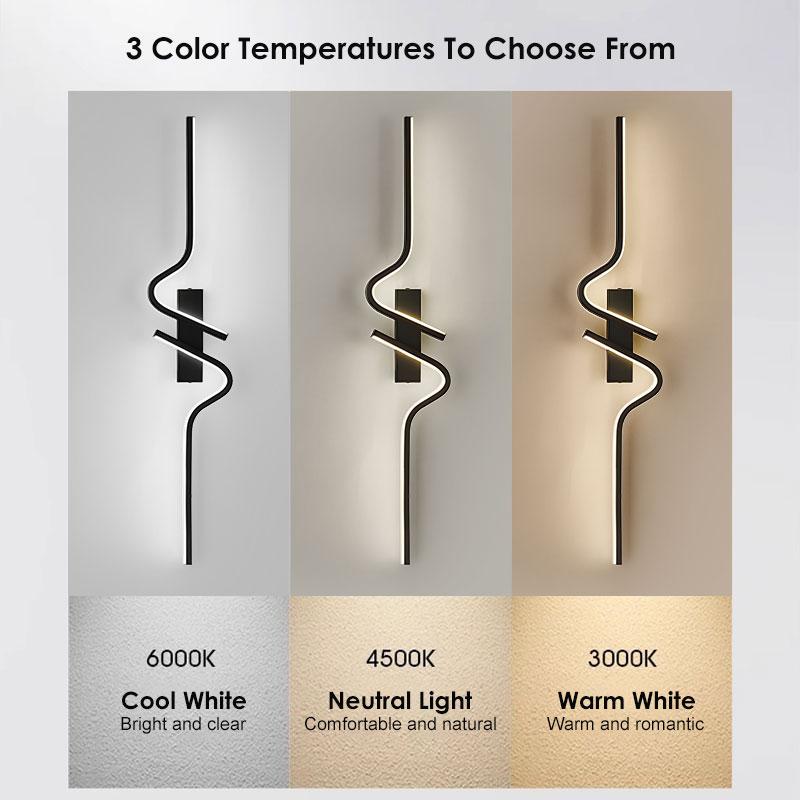 Moderne LED Wandleuchten Wandleuchten für Sofa Hintergrund Innen Schwarz LED Wandlampen Treppen Zuhause Innenleuchte AC85-265V