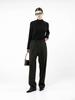 Chaenseseunoi Fleece Half Turtleneck - Black /W244Tp02Bk