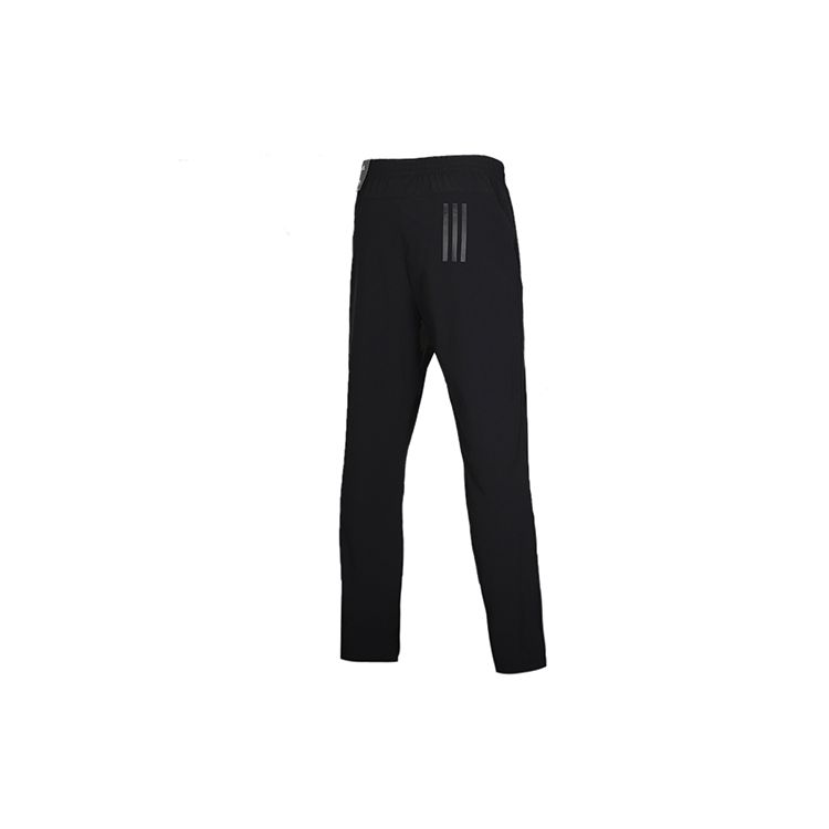 Adidas Woven Slim-Fit Running Pants Men Bottoms Black FM9425