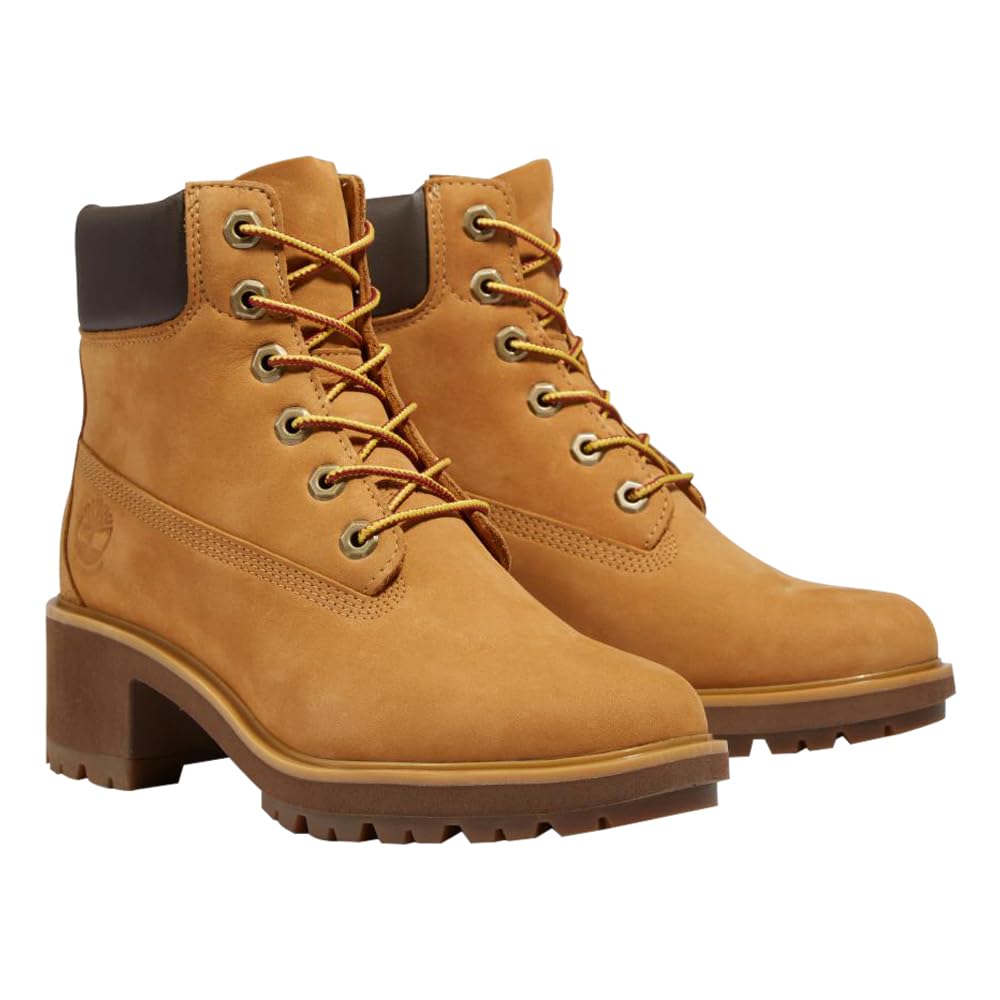 Timberland Kinsley Waterproof Boots for Women TB1A25BS2311 Wheat 6-inch Lace-up 8.5 / 25.5cm