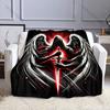 Multi-size Dark Angel with Sword. Pattern Blanket Flannel Material Soft Warm for All Seasons, Home Outdoor Camping Picnics RV