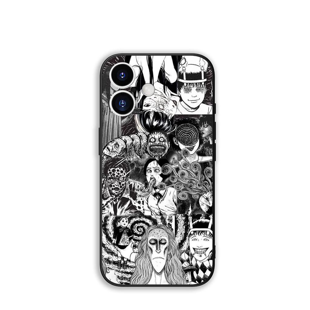 for Samsung Galaxy A36 A17 A26 A07 A35 A54 A53 A13 A33 A34 S8 S9 S20 S21 FE S10 Plus Phone Cover Case Wallpaper Junji Tomie Ito