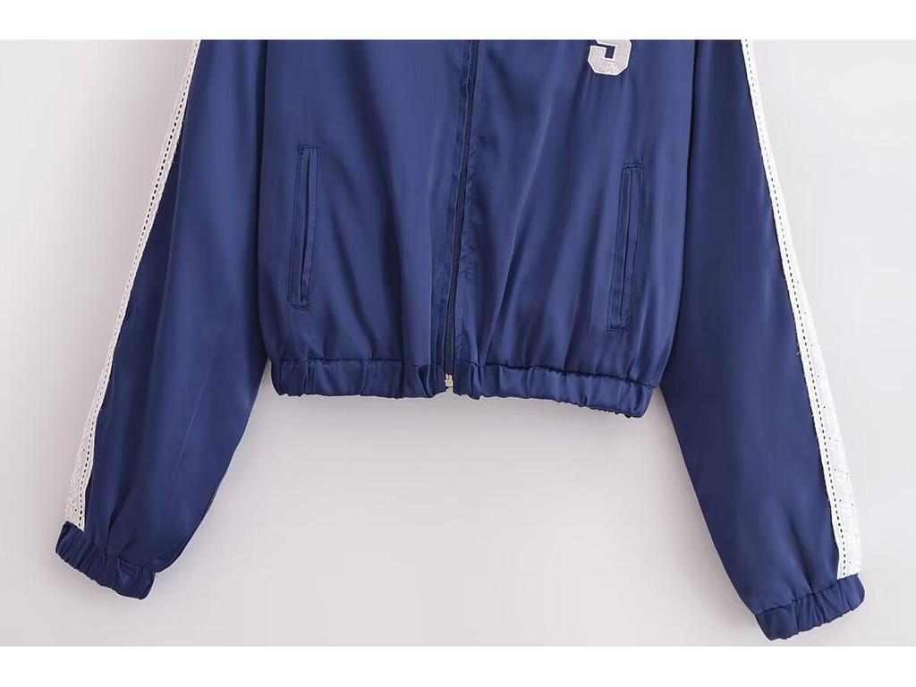 Spring 2025 Women's European & American Style Side Stripe Jacket & Trousers Set