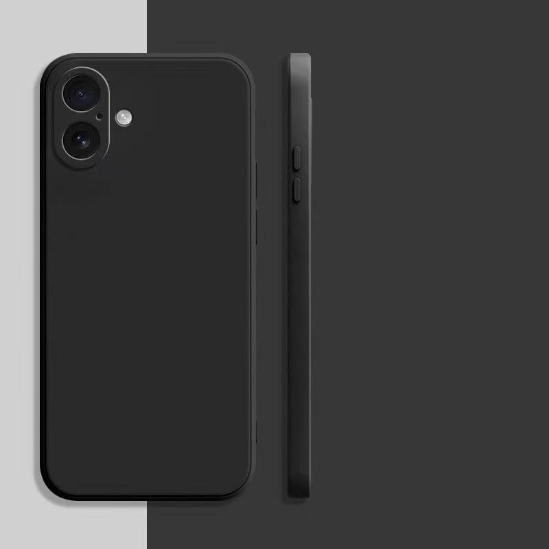 Luxury Shockproof Silicone Protective Phone Case For iPhone 17 16 15 14 Plus 13 12 mini 11 Pro Max 16E 17E Air Matte Soft Cover