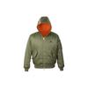 Loose Fit Hooded Warm Zip Jacket Men Jackets HV0541-222