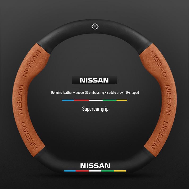 Nissan Lenkradbezug für Sylphy, Teana, Qashqai, Tiida, X-Trail, Sunny, Kicks, Murano und Bluebird