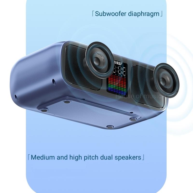 Karaoke-Maschine für Erwachsene & Kinder Tragbare Lautsprecher mit 2 UHF-Funkmikrofonen Unterstützt AUX/USB/Typ C/TF-Karte/Bluetooth PA-System