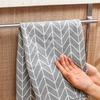 1 PC Stainless Steel Towel Bar Cabinet Door Towel Hanging Bar Stainless Steel Bathroom Kitchen Cabinet Door Towel Wipe Rack