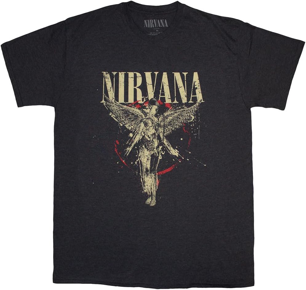 Men s Nirvana in Utero T-Shirt Grey S