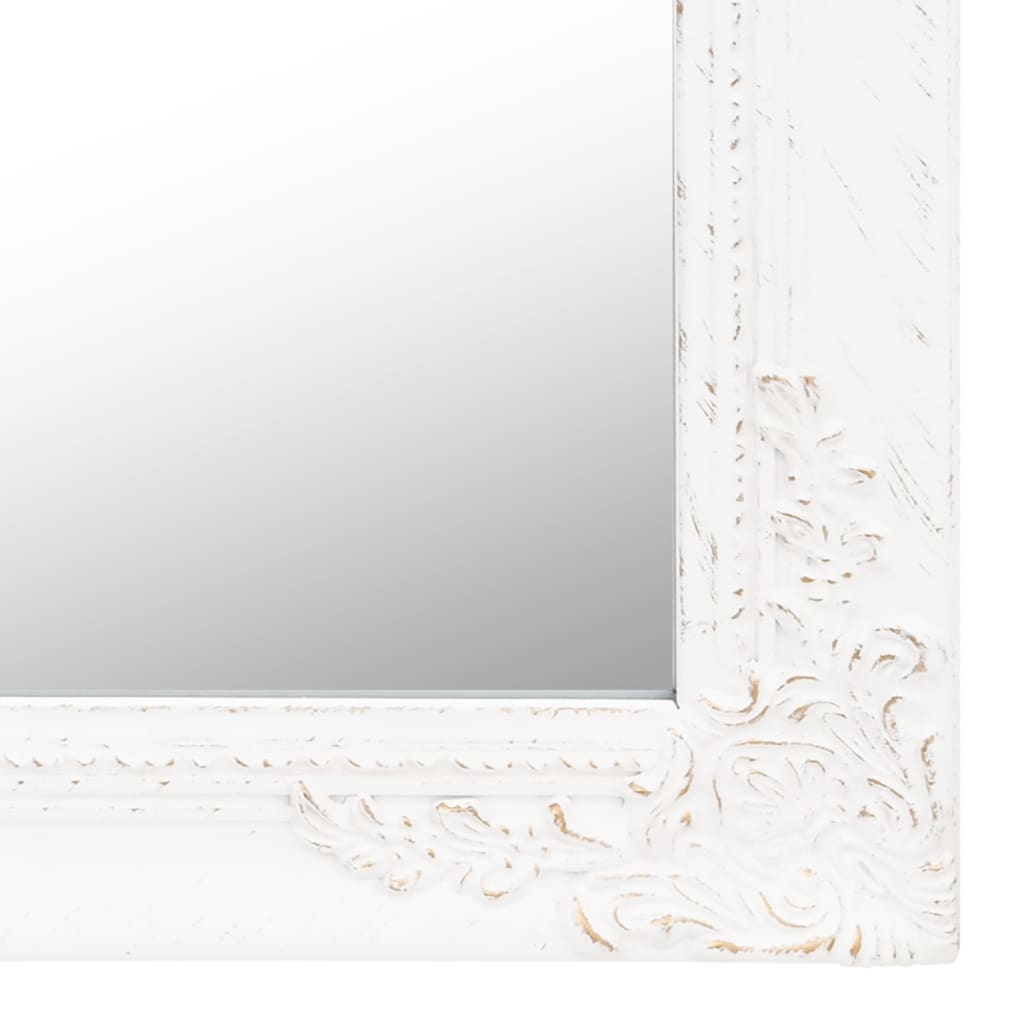 Floor Mirror White 40x160 cm
