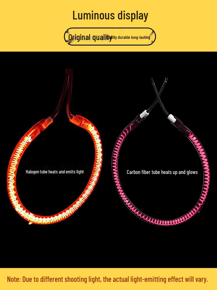 Halogen Air Fryer Carbon Fiber Heating Tube for Universal Oven and Barbecue