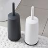 Plastic Toilet Brush with Standing Base Long Handle Toilet Cleaning Brush for WC Bathroom Accessories Household Cleaning Tools
