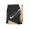 Nike Quick-Dry Breathable Logo Print Lace-Up Casual Fitness Shorts Women shorts Black DD5972-045