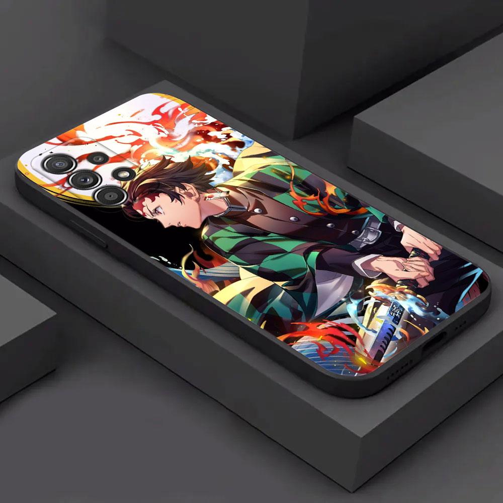 

Demon Tanjiros Anime Slayers Case For Samsung Galaxy A15 A25 A24 A23 A22 A21S A20s A13 A05S A04 A03 A14 Cover Kimetsus-No-Yaibas Samsung A24 4G