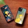 The S-simpsonss Phone Case for Iphone 16 15 14 13 Pro Max 12 11 Mini 7 8 Plus Se Xr X Xs Fundas Shell PC+TPU Cover
