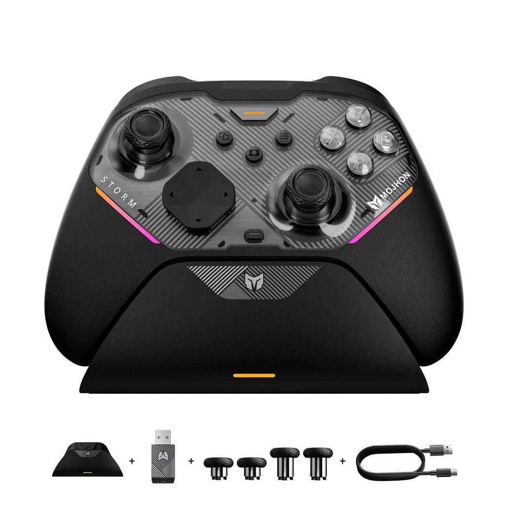 Gale 2 Controller with 2000Hz High Polling Rate JS13 TMR 4 Back Buttons Micro Switches 2 Mechanical Trigger Key Mapping Compatible with Gamepad / Pro+
