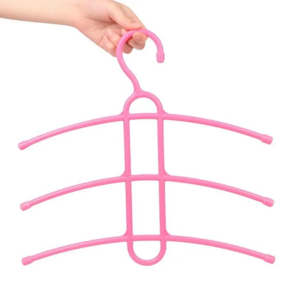 Anti-skid Hanger Hook 3 Layer Wardrobe Organizer Clothes Hanger Clothes Rack Space Saver