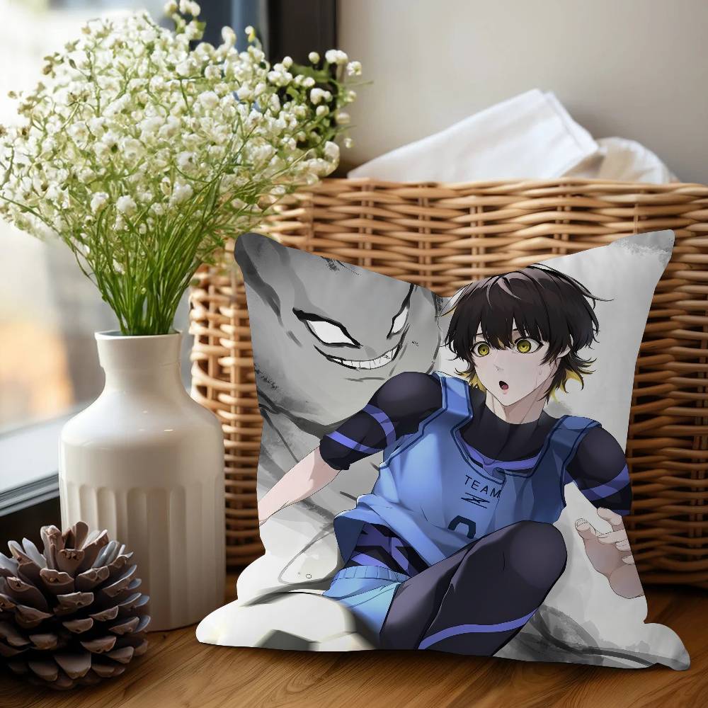 Bachira M-meguru Poduszka Poduszka Anime Poduszka na Sofę Poduszka Pod Głowę Poszewka na Poduszkę Poszewka na Poduszkę 45x45 Cm Moda