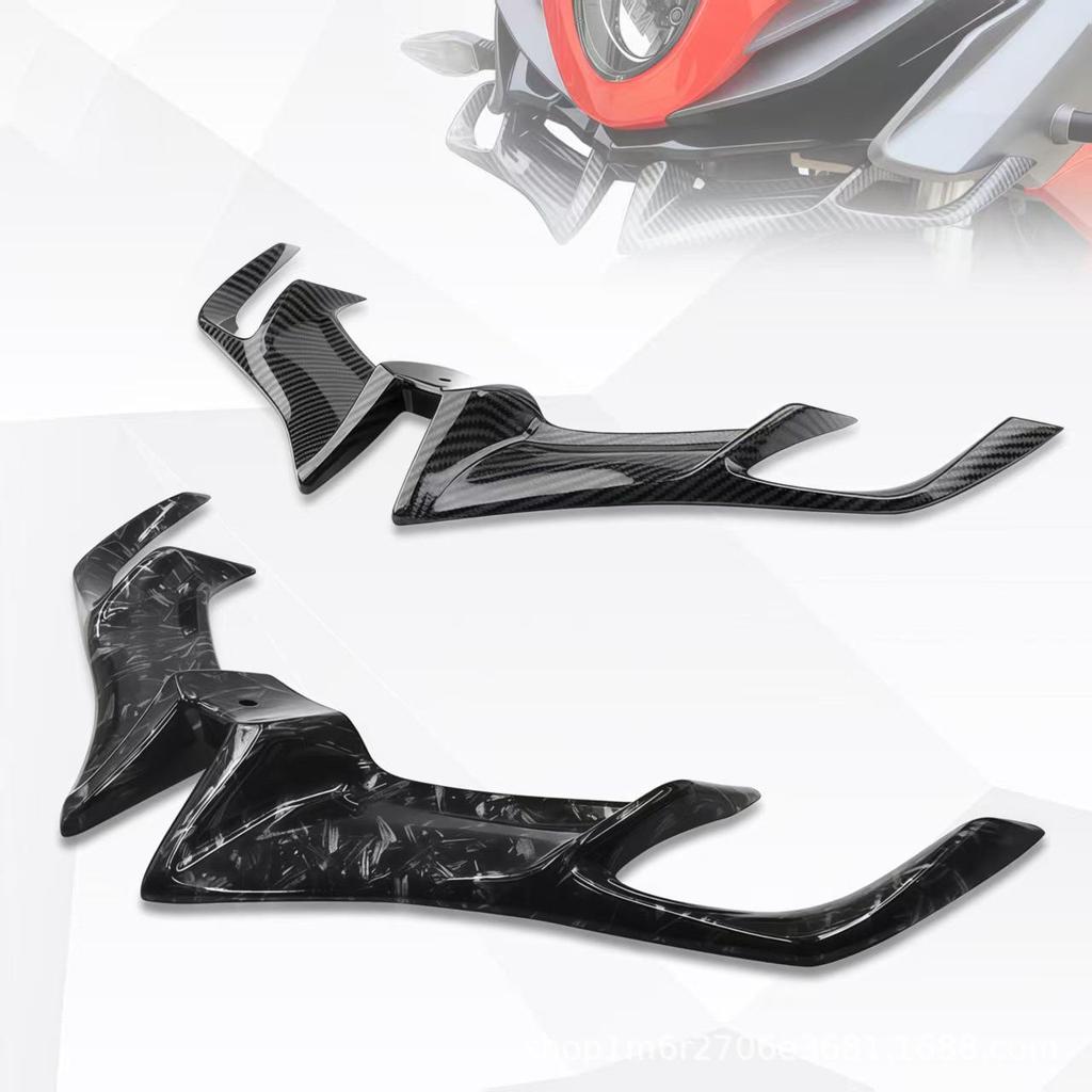 Motorcycle ABS Duckbill Wind Deflector Shark Fin Air Intake Lip for Multiple Electric Vehicle Models
