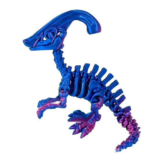 

3D Printed Dinosaur Figurine Movable Joints Tyrannosaurus Mosasaur Stegosaurus Ankylosaur Pterosaur Velociraptor Model Stress Relief Dino Fidget Toy C