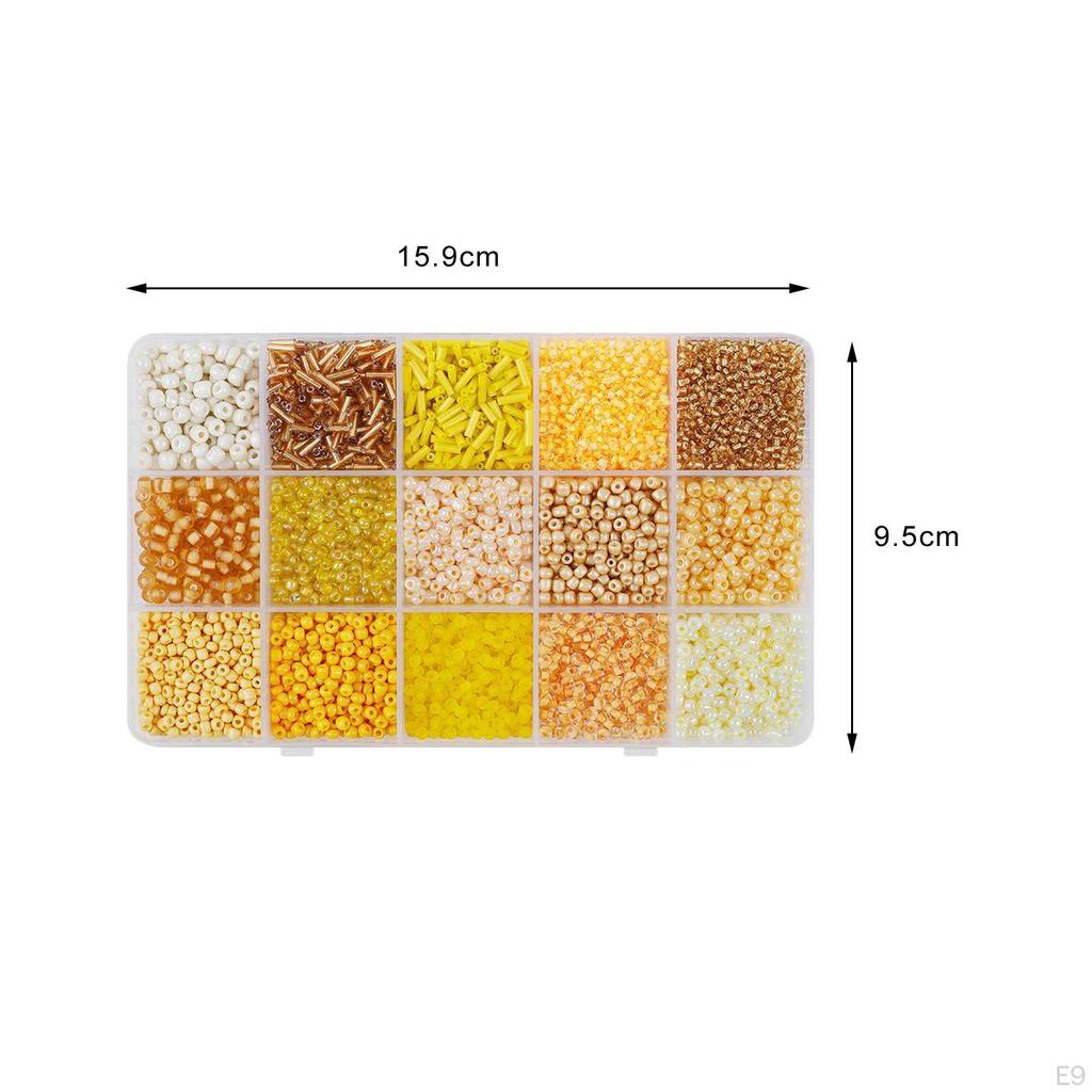 Bead Kits Craft Beads Spacer Small for Jewelry Making Finding Necklaces