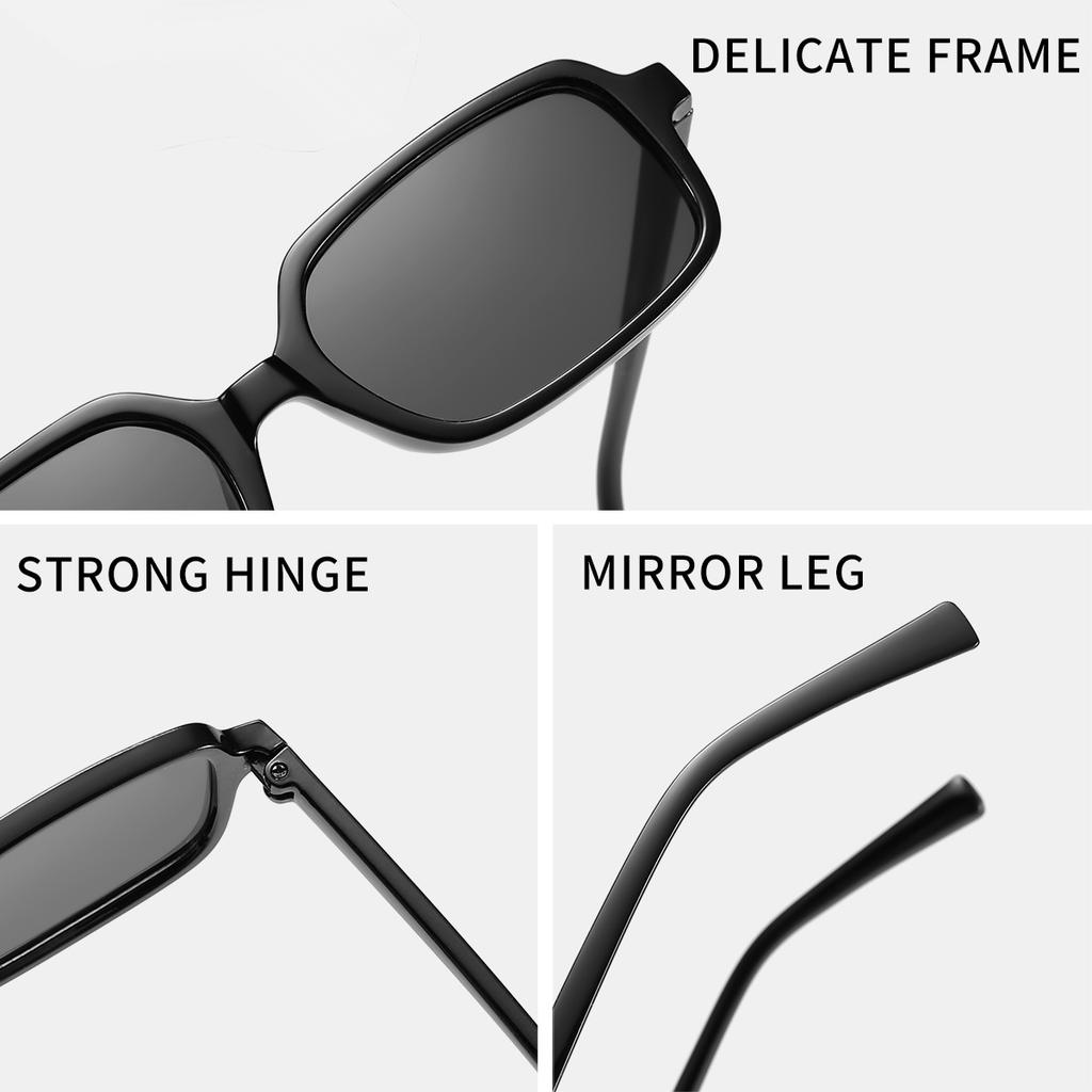 Vintage Square Sunglasses For Women Men Rectangle Sun Glasses Female Oval Eyewear for Male Female Eyeglasses