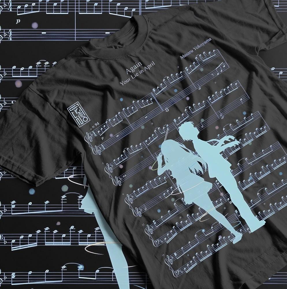 

Anime Unisex kaori miyazono Music, YOUR LIE IN APRIL Shirt, Japanese Shirt 2XL