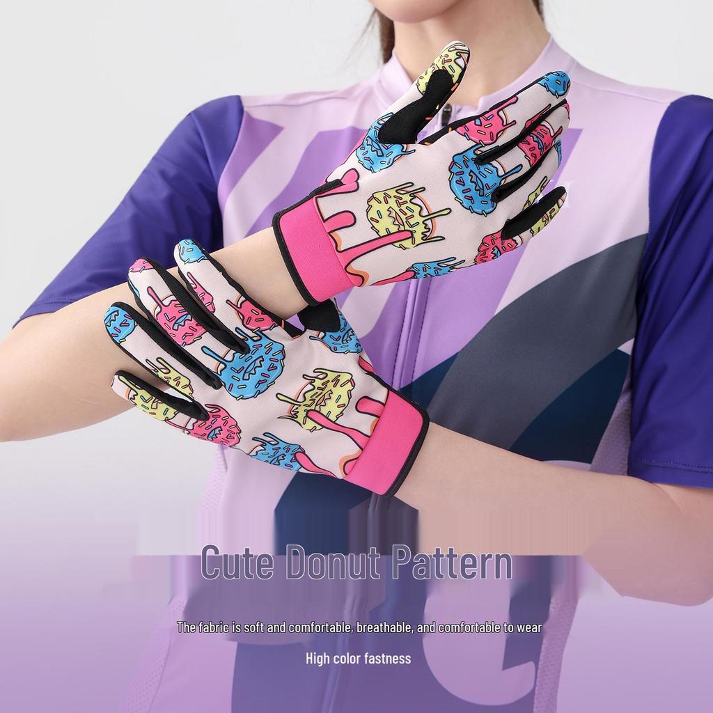 Weili Outdoor Sun Protection Electric Scooter Gloves - Breathable, Quick-Dry, Wear-Resistant, Non-Slip, Full-Finger Cycling Gloves.