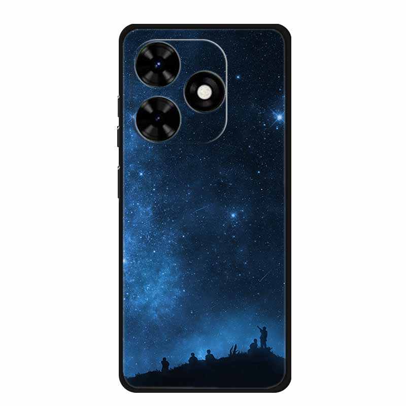 For Tecno Spark Go 2024 Case Luxury TPU Silicone Soft Back Cover Phone Cases for Tecno SparkGo 2024 BG6 Shockproof Flower Fundas