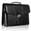 Exclusive Tizano Men' Briefcase - Leather Briefcase for a 15.6" Laptop Made of Natural Leather