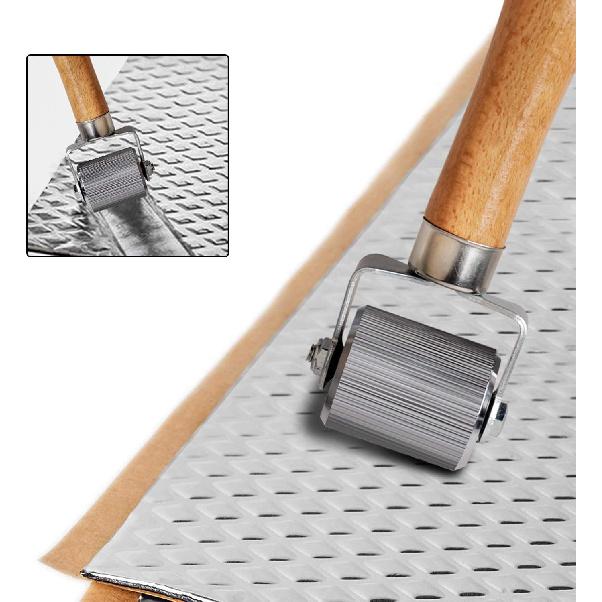 Car Sound Deadening Roller Metal Installation Tool 3 Pcs for Auto Noise Roller Car Sound Deadener Application Installation Tool Rolling Wheel