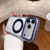 Applicable To Apple 11promax Mobile Phone Case, Ice Crystal Large Window iPhone11PM Rotating Bracket, Magnetic  Case.