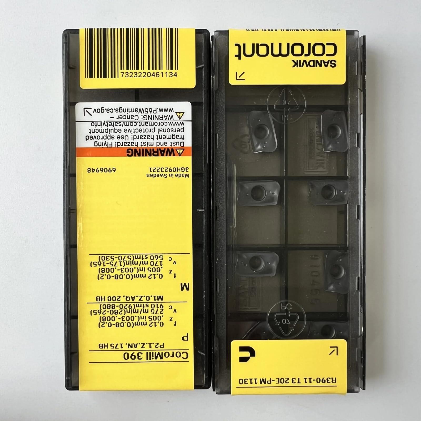 

Original Sandvik / R390-11T320E-PM 1130 / CNC lathe carbide blade 10 Pcs