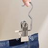 Pack of 10pcs Versatile Storage Clips Pants Hanger Wardrobe Organizers Bag Hat Rack Shelf for Clothes and Accessories