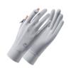Women Female Sun Protection Summer Ice Silk Gloves Anti-UV Mittens Sunscreen