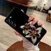 Phone Cover Case for Samsung Galaxy A26 A72 A23 A22 A25 A71 A32 A53 A35 A55 A41 A24 A52 A36 A73 A51 Lily Orchid Flower Print