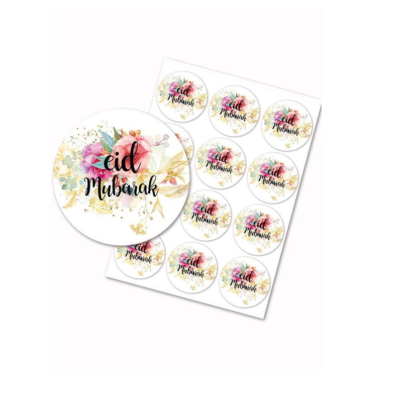 36pcs Ramadan Eid Mubarak Stickers Ramadan Kareem Labels For Eid Al Fitr Adha Theme Paper Sticker Islamic Muslim Decor